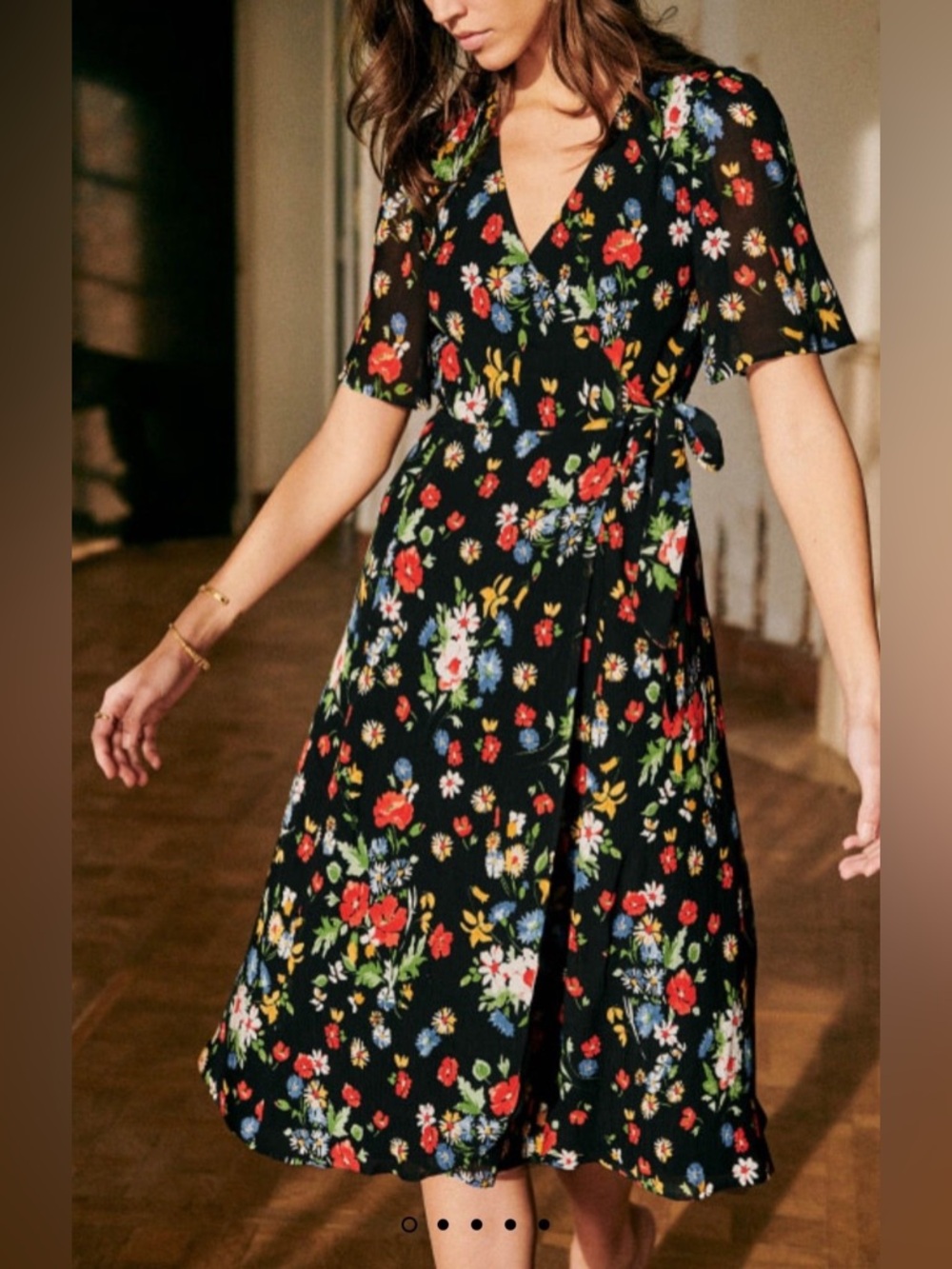 NWT Sezane Robe Courtney - Picture 5 of 6